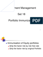 Investment Management Set 18 Portfolio Immunization