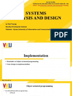 SYSTEMS ANALYSIS AND DESIGN OOP