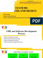 SAD - Ch3 - UML and Software Development Process