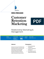 Modul Customer Retention Marketing