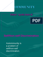 Autoimmunity and self/non-self discrimination