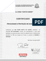 Certificado LGPD 2021
