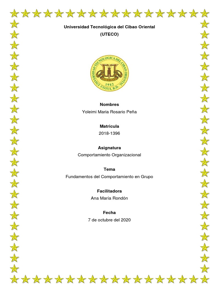 Fundamentos del Comportamiento Grupal | PDF | Comportamiento | Sociedad
