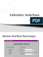 Kalkulator Sederhana