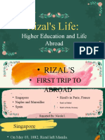 CHAPTER 4 Rizal's Life and Higher Education and Life Abroad - Group 4