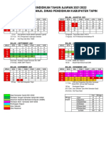 Kalender Pendidikan Dinas Pendidikan Kabupaten Tapin Ta 2021-2022