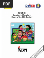 Music: Quarter 1-Module 1