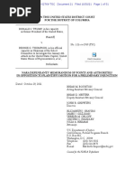 Trump V NARA - NARAs Response Oct 30th