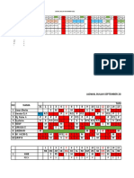 Jadwal Bulan November 2021: SL KM SN RB SN