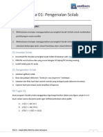 Lembar Kerja 01a Pengenalan Scilab