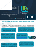 Estructura de Los Estados Financieros