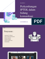 Perkembangan IPTEK Dalam Bidang Komunikasi: Kelompok 3