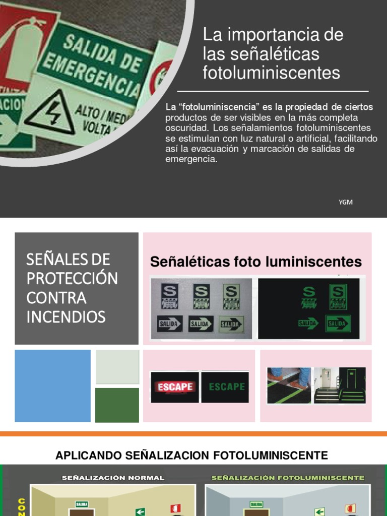 La Importancia de Las Señaleticas Fotoluminiscentes | PDF