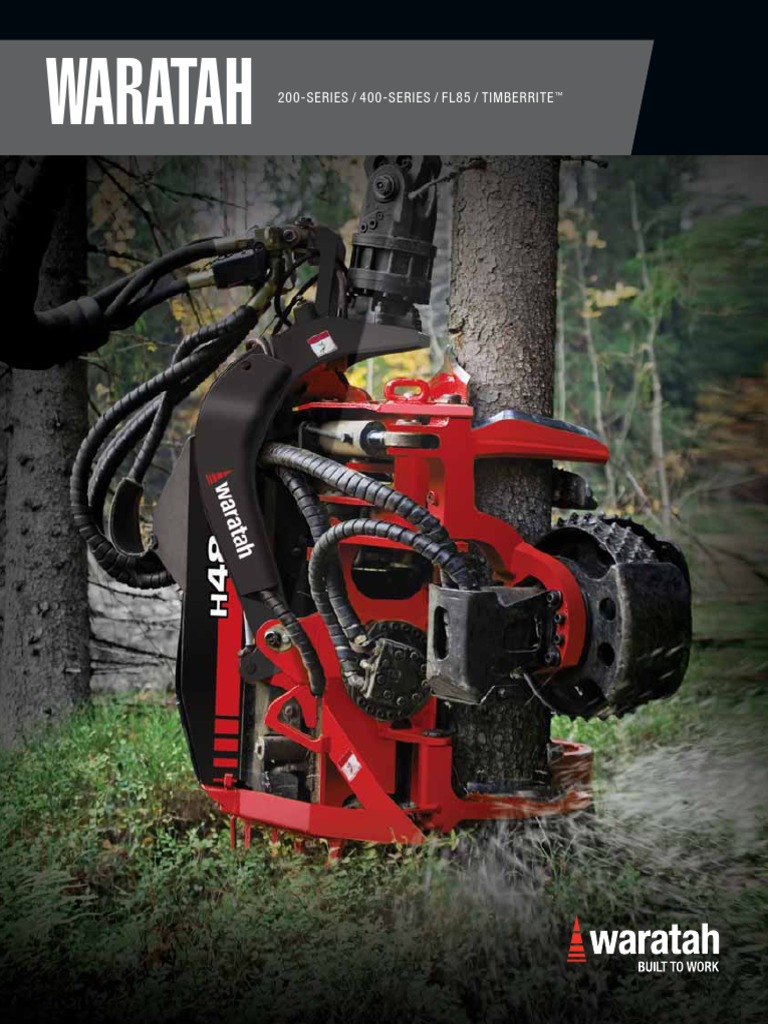 Waratah 200Series / 400Series / Fl85 / Timberrite PDF Personal