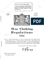 1941 War Clothing Regulations
