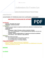 Les Cours Des Infirmiers en Toutes Les Modules - ANATOMIE ET PHYSIOLOGIE DE L'APPAREIL DIGESTIF