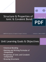Structure & Properties of Ionic & Covalent Bonds Unit 3
