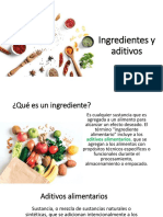 Ingredientes y Aditivos