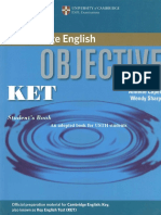 KET Objective Students' Book - B0S1 - KET Preparation - 40h - 2021-2022