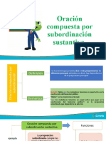 Unidad 7. Oración - Compuesta - Por - Subordinación - Sustantiva