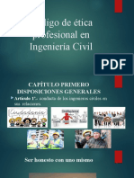 Código de Ética Profesional en Ingeniería Civil
