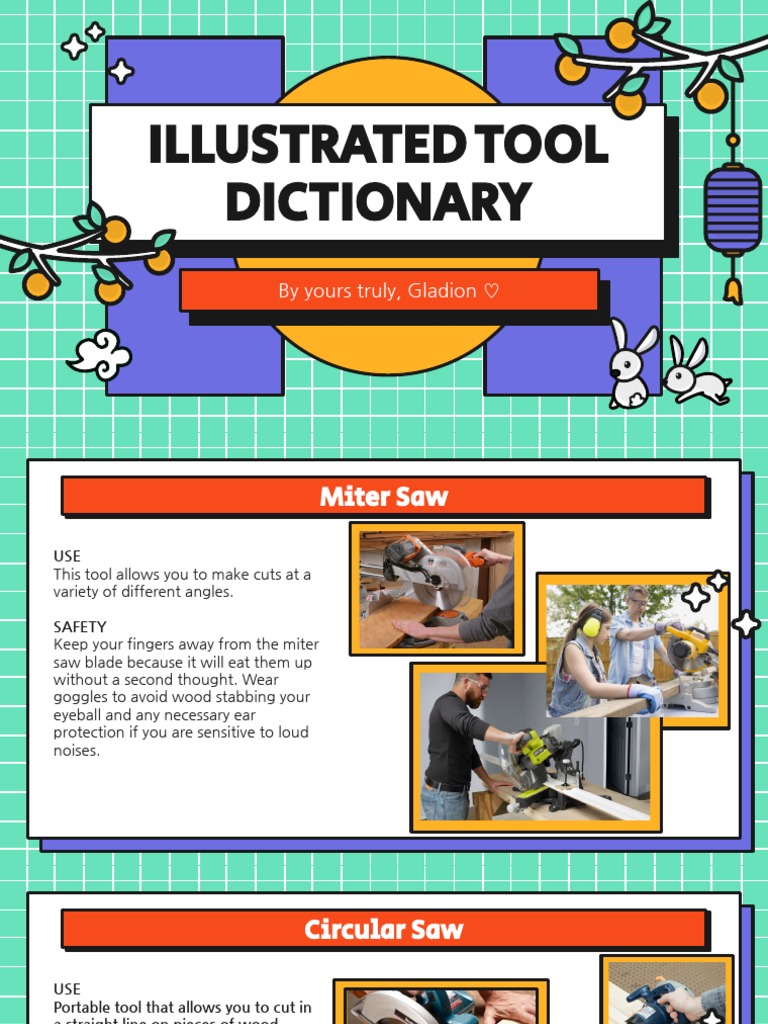 Illustrated Tool Dictionary by Yours Truly, Gladion PDF Drill Tools