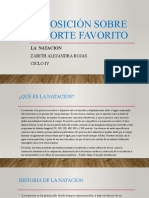 Exposición Sobre Deporte Favorito