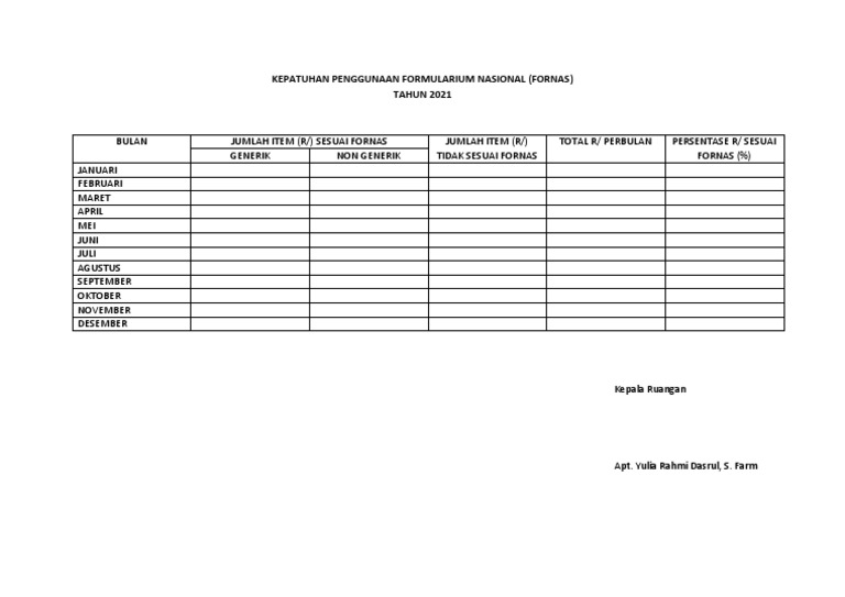 Kepatuhan Penggunaan Formularium Nasional PDF