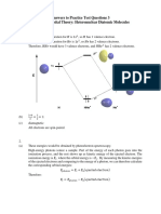 Answers To Practice Test Questions 3 Molecular Orbital Theory: Heteronuclear Diatomic Molecules