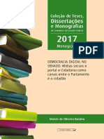 Democracia Digital no Senado: Mídias Sociais e Participação Popular