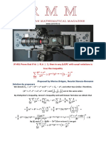 WWW - Ssmrmh.ro: JP.451 Prove That If With Usual Notations Is True The Inequality