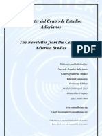 Edición Centenario - Newsletter Centro de Estudios Adlerianos