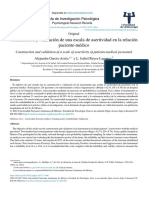 Construcción y Validación de Una Escala de Asertividad en La Relación