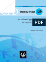 Working Paper: New Minimum Wage of The RMG Sector