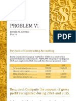 Problem VI Methods of Construction Accounting AST
