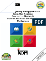 Contemporary Philippine Arts From The Regions: Quarter 1 - Module 2: Various Art Forms Found in The Philippines