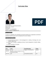 Curriculum Vitae: Puja Bhoyar