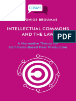 Intellectual Commons and The Law, A Normative Theory For Commons-Based Peer Production