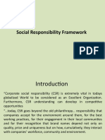Corporate Social Responsibility Framework Explained