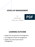 02.Levels of Management