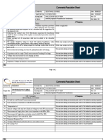 Warranty Inspection Procedures Sheet