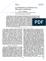 Pilot-Plant Production of Protease by Alternaria Tenuissima: American Society Microbiology U.S.A