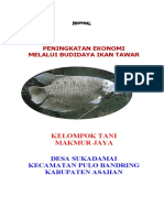 Proposal Ikan Kelompok Tani Makmur Jaya