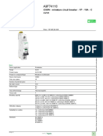 MCB For Protection - Acti9 Ic60 - A9F74110