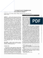 Dietary Fat in Relation To Body Fat and Intraabdominal Adipose Tissue: A Cross-Sectional Analysis3