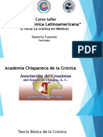 CURSO TALLER CRÓNICA II 1ra