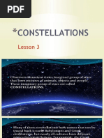 Constellations: Lesson 3