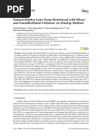 Polymers: Natural Rubber Latex Foam Reinforced With Micro-And Nanofibrillated Cellulose Via Dunlop Method