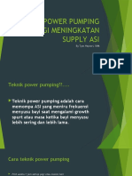 Power Pumping Strategi Meningkatan Supply Asi