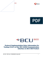BCU500 - IEC 61850 Protocol Implementation Extra Information For Testing (PIXIT) UK (2.0)